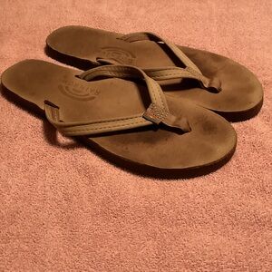 Rainbow Tan Sandals